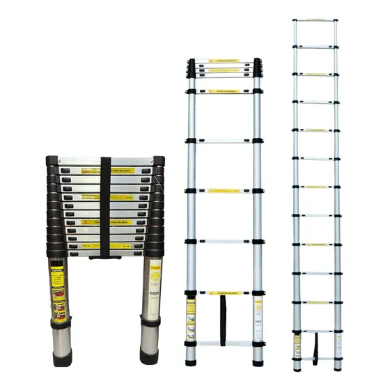 Escalera Telescópica 3.8 Metros De Aluminio