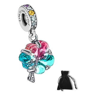 Charm Arbol Arcoiris Plata 925 Compatible Pandor Amor Charm Arbol Arcoiris Plata 925 Compatible Pandor Amor