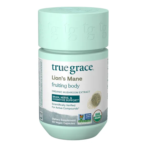 Suplemento True Grace Mushroom Lion's Mane Brain Brain Suppo