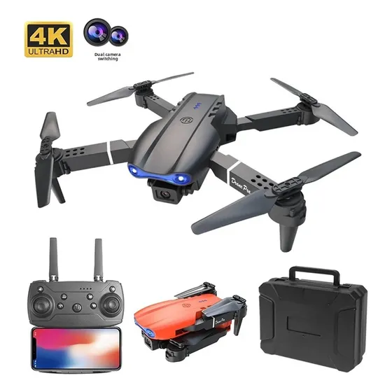 Drone E88 Pro Con Camara Dual, Hd, Wifi Fpv C/control Remoto