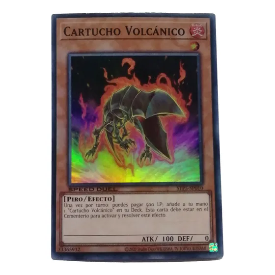 Volcanic Shell Super Raro Tp Speed Duels Yugioh