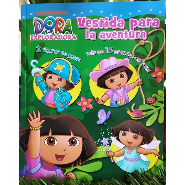 Dora Exploradora Ropa Para Vestir. Libro Juegos, Actividades