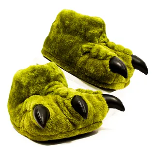 Pantufa Garra Dinossauro T-rex Verde Cosplay Pantufa Garra Dinossauro T-rex Verde Cosplay