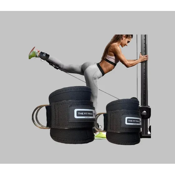 Ankle Straps Tobillera Polea Gym  The Fit Frog Sports