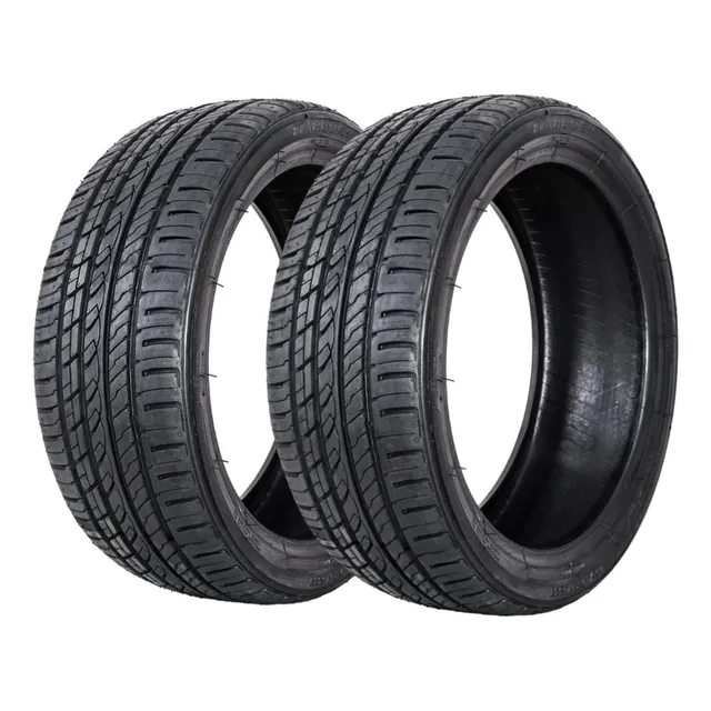 Kit 2 Pneu Aro 17 Remold 215/50r17 Borracha Vipal C Garantia