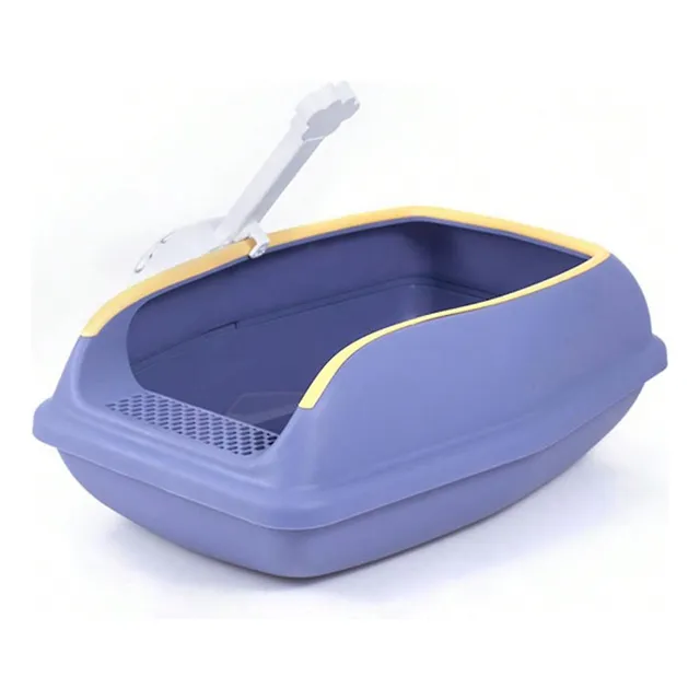 Kitten Arenero Para Gato Con Pala Caja Pequeño Color Blanco
