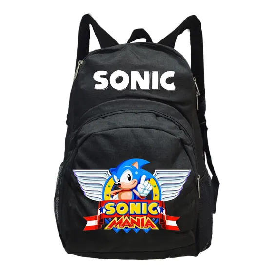 Mochila Sonic Mania  Videojuegos Colegio Niño Grafimax