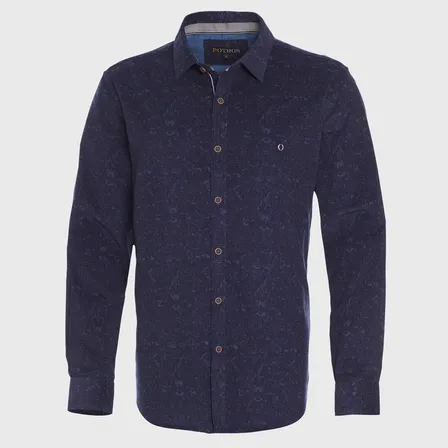 Camisa Cotelé Estampada