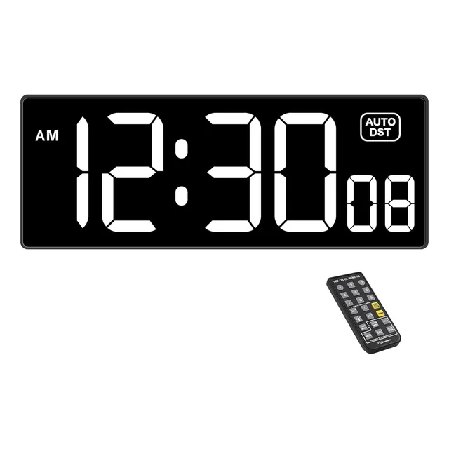 Reloj Digital De Pared Con Segundos Para Gimnasio,...