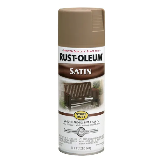 Pintura Aerosol Antióxido Stops Rust 354 Ml Gris Oscuro Sati