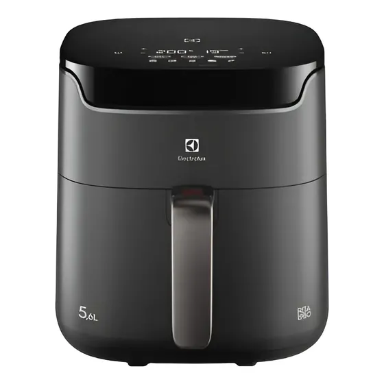 Fritadeira Elétrica Sem Óleo Air Fryer Electrolux por Rita Lobo 5,6L Digital Cinza Experience Economia de Energia 1400W (EAF45)