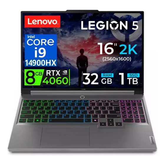 Lenovo Legion 5i 16  Core I9-1490 Rtx 4060, 32gb Ram 1tb Ssd