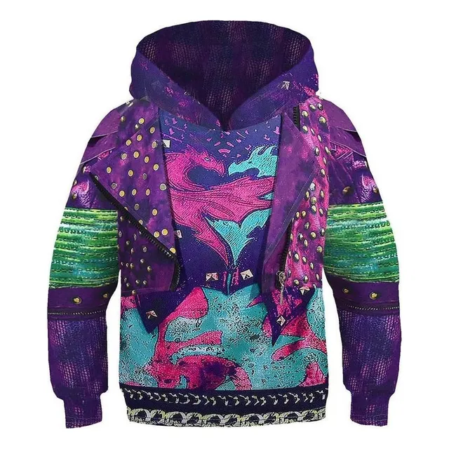 Z. Descendientes Mal Niños Cosplay Sudadera Con Capucha