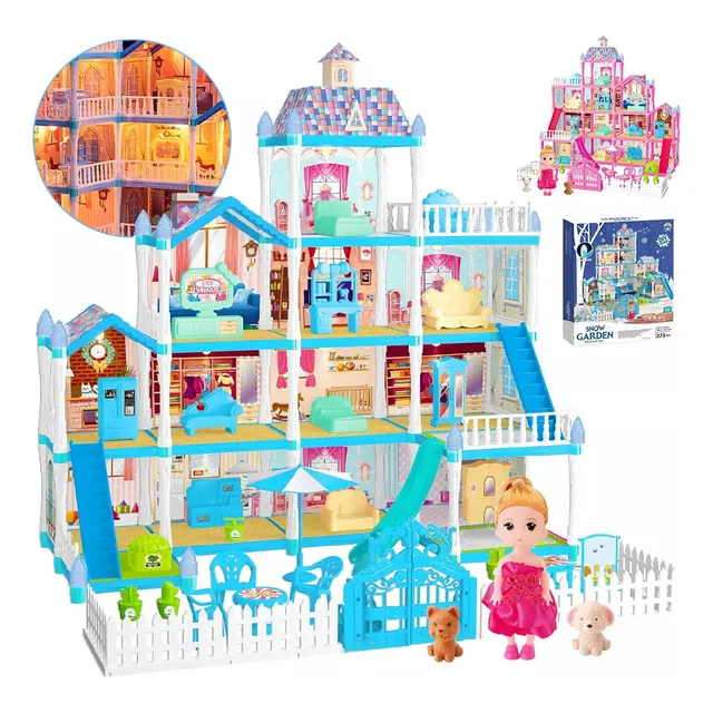 Casita Casa De Muñecas Juguete Ninos Barbie Mueble Castillo