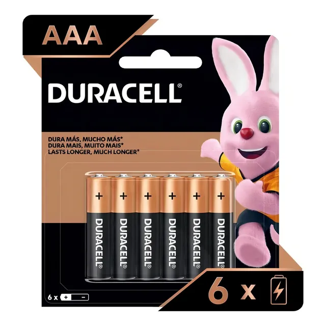 Duracell Pila Aaa 6 Unidades