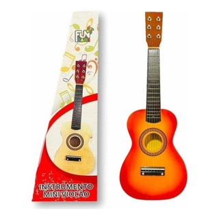 Brinquedo Mini Violão Infantil Profissional Cordas Em Aço Brinquedo Mini Violão Infantil Profissional Cordas Em Aço