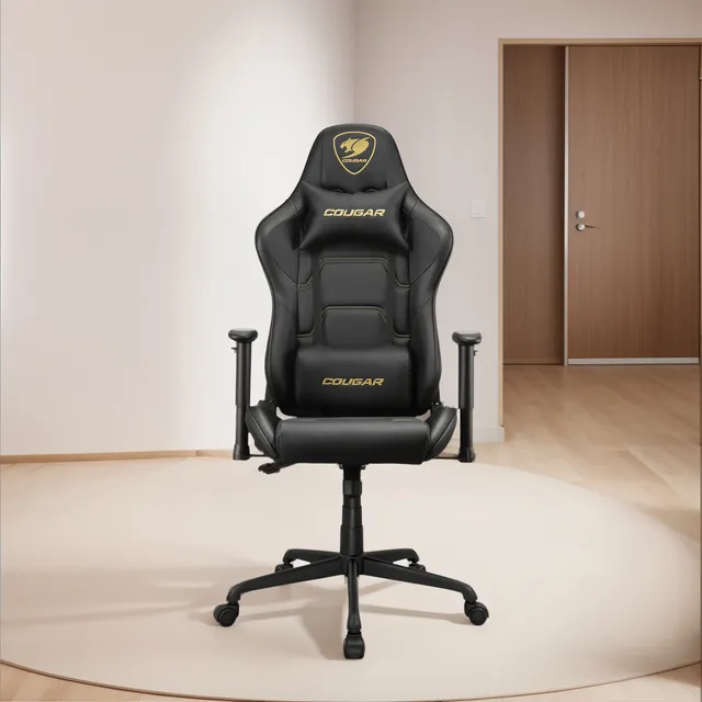 Silla Gamer Profesional Cougar Armor Elite Royal Cuero Acero