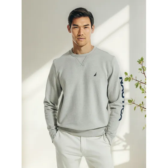 Sudadera Con Cuello Redondo Y Logotipo