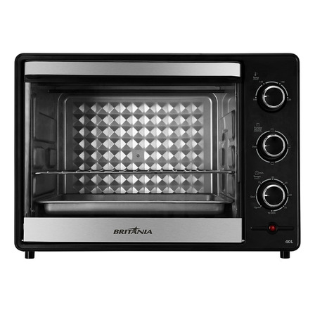 Forno Bancada Elétrico Britânia C/dourador 40l Bfe45pi Cor Preto Forno Bancada Elétrico Britânia C/dourador 40l Bfe45pi Cor Preto