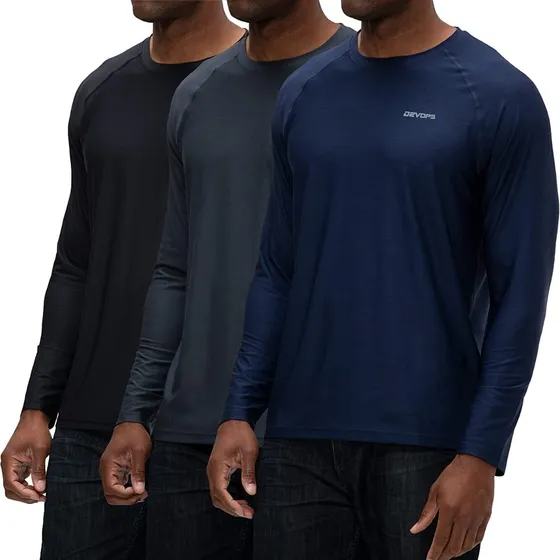 Camisa 3 Unid Senderismo Correr Entrenamiento Proteccion Uv 