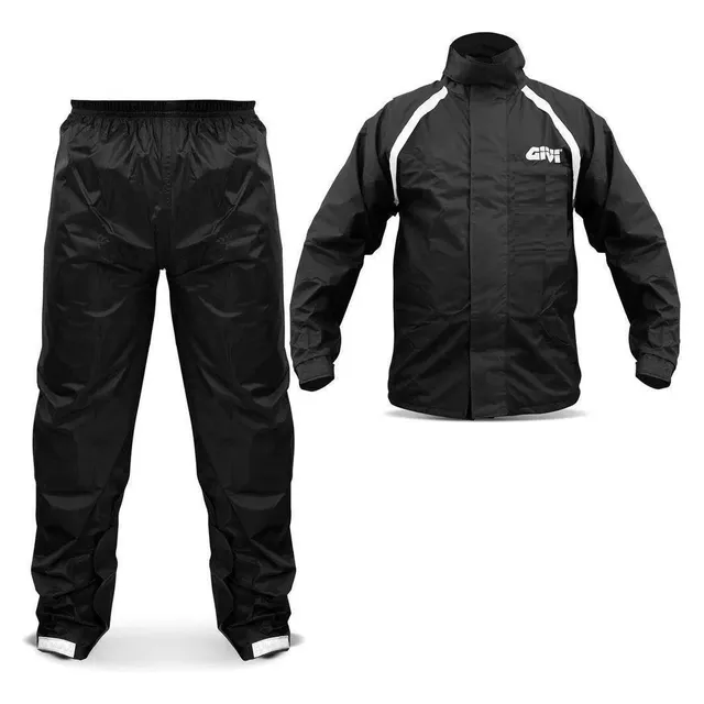 Capa De Chuva Givi Nylon Rr02p Impermeável Preto