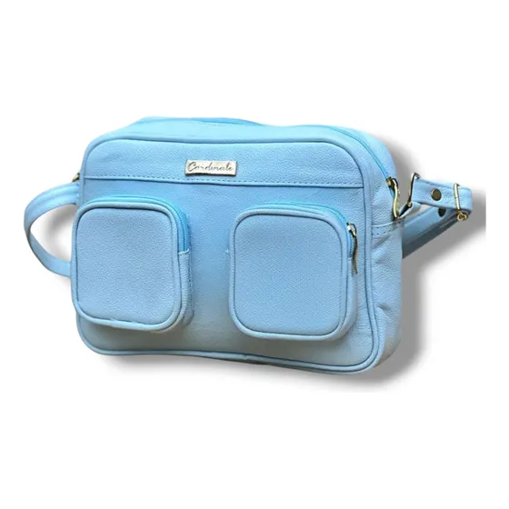 Bolso Bandolera Cardinales Mussi Cuero Caramelo