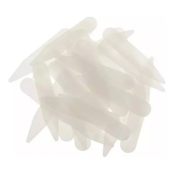 Cuellos De Camisa De Plástico Barilla 200 Piezas 55 X 10 Mm