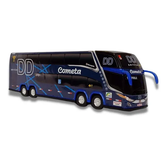 Brinquedo Miniatura Viação Ônibus Cometa Gtv