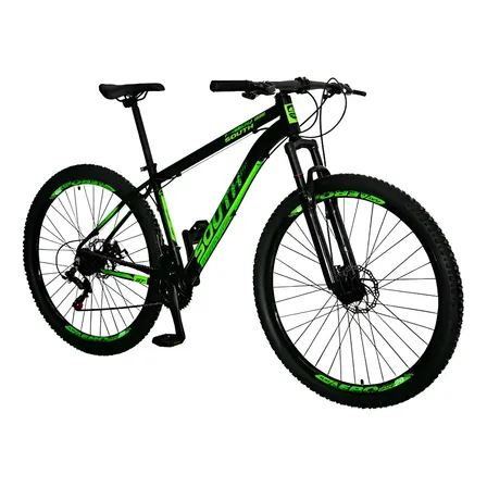 Bicicleta Aro 29 Legend 21v Câmbio Shimano Alumínio Southbike Preto-verde 17