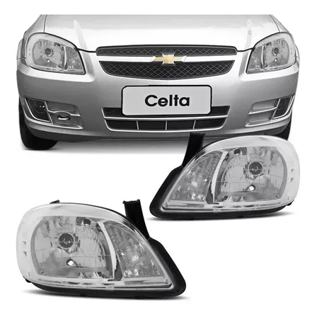 Farol Celta 2007 2008 2009 2010 2011 2012 13 Mascara Cromada