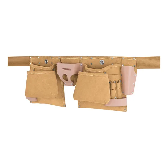 Cinturon Portaherramientas Carnaza 13 Compartim Truper 11537 POHE-13C