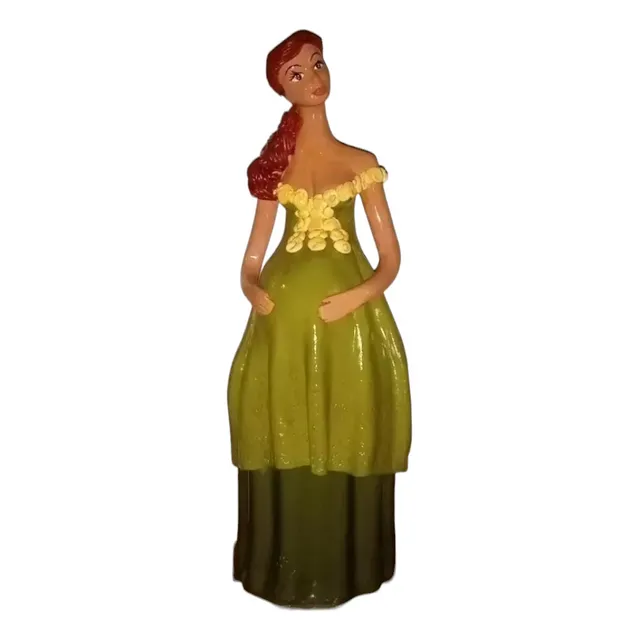 Oferta Muñeca De Barro Artesanal - Embarazada