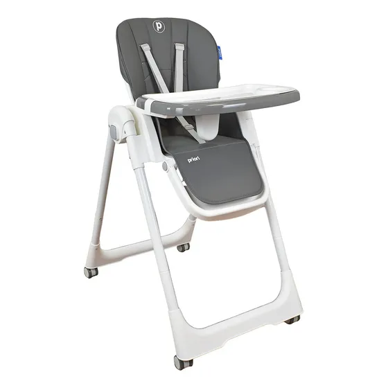 Silla De Comer Bebé Multiposiciones Plegable Priori Galaxy Color Gris oscuro Gris