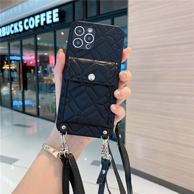 Capa Cartão Para Samsung Com Design E Alça De Diamante