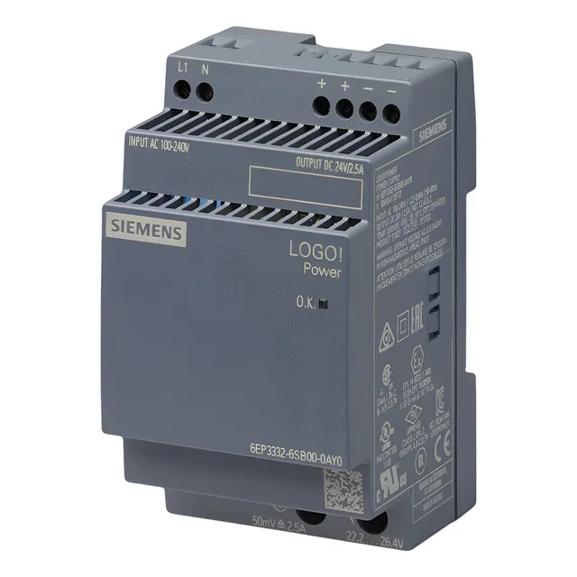 Fuente Monofásica De Alimentación Logo! 60w - 220vca Siemens