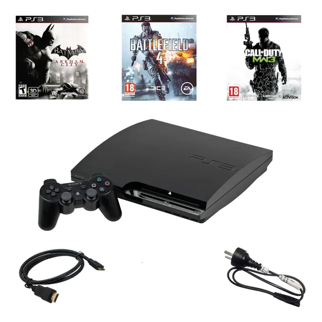 Sony Playstation 3 + 3 Juegos Originales 320gb Nucleogamer