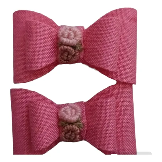 Accesorios Cabello Colero Colitas Bordado A Mano