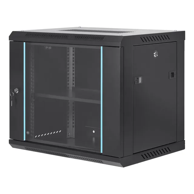 Gabinete De Red 9u Montaje En Pared 15.5  Profundidad