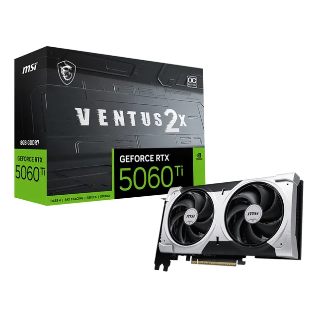 Tarjeta De Video Msi Geforce Rtx 5060ti 8g Ventus 2x Oc Plus