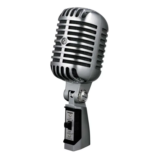 Micrófono Shure 55sh Series Ii Dinámico Cardioide Plateado