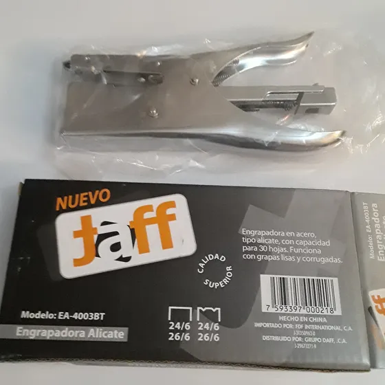 Engrapadora Tipo Alicate Taff Grapas Lisas Y Corrugadas