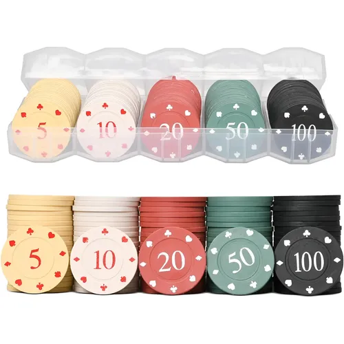 200 Fichas De Bingo De Plástico De 10 Colores – Discos De 19 Mm Para Juegos De Matemáticas Y Conteo, Reutilizables Y Respetuosas Con El Medio Ambiente