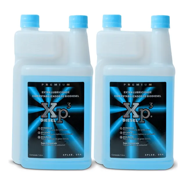 Kit 2 Aditivo Xp3 Premium Extra Potência Diesel 1 Litro