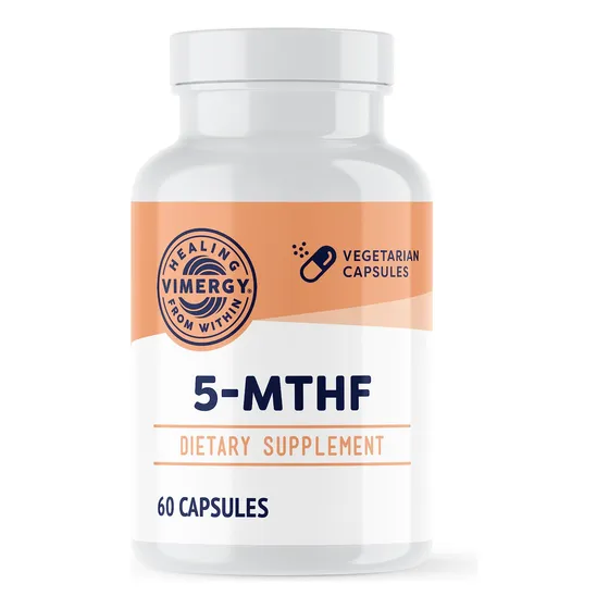 Suplemento Vimergy 5-mthf De 5 Mg (5000 Mcg) Con Vitamina B1