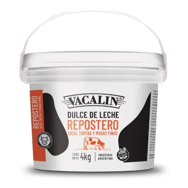 Dulce De Leche Repostero Vacalin X 4kg - Mataderos