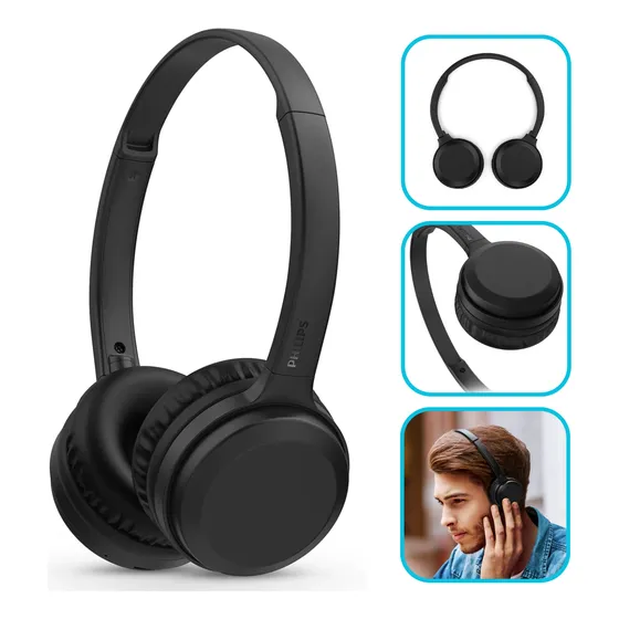 Fone De Ouvido Philips Extra Bass Headphones Bluetooth
