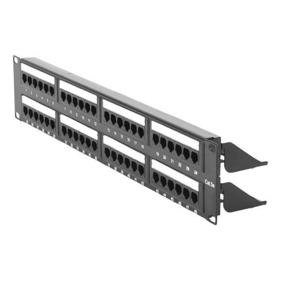 Lp-pp-508 Panel De Parcheo Utp Cat5e 19, 48 Puertos, 2u, Con