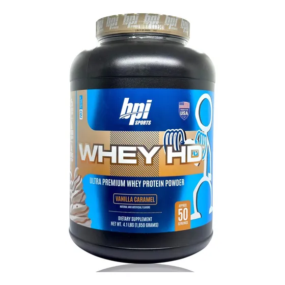 Proteina Bpi Sports Whey Hd 4.1 Lbs Los Sabores Sabor Vainilla Caramel