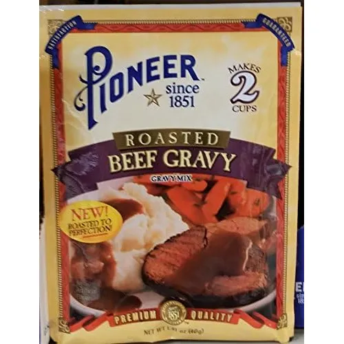 Pioneer Salsa De Ternera Asada 1.41 Oz Paquete De 6
