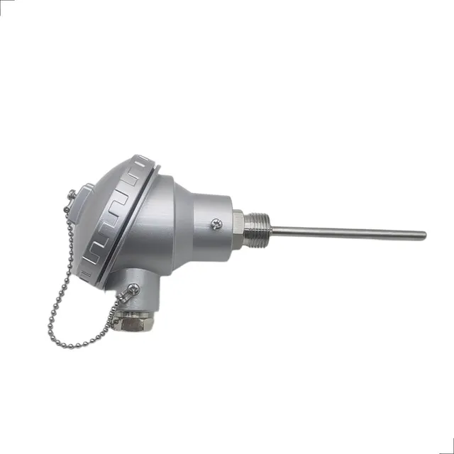 Termopar Pt100 3 Fios-haste 300mm Cabecote Rosca 1/2 Bsp